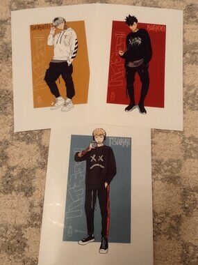 Haikyuu Anime Boys as Emo Posters| Tsukishima Kei, Bokuto Kotaro, Kuroo Tetsuro!